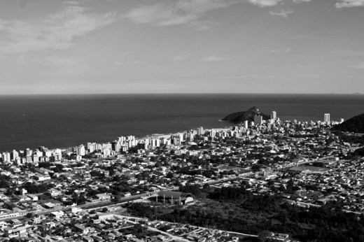 Mat BW Matinhos - Paraná - Brazil - South America - Earth - Solar System - Milky Way