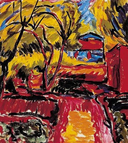 Haus unter B umen (1910) by Karl Schmidt Rottluff