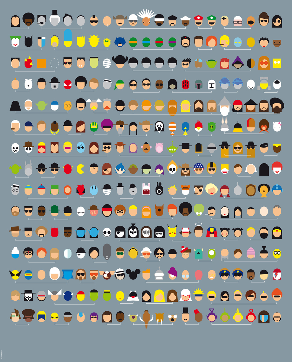 Famous Head Icon Set | PhotoAtelier Blog